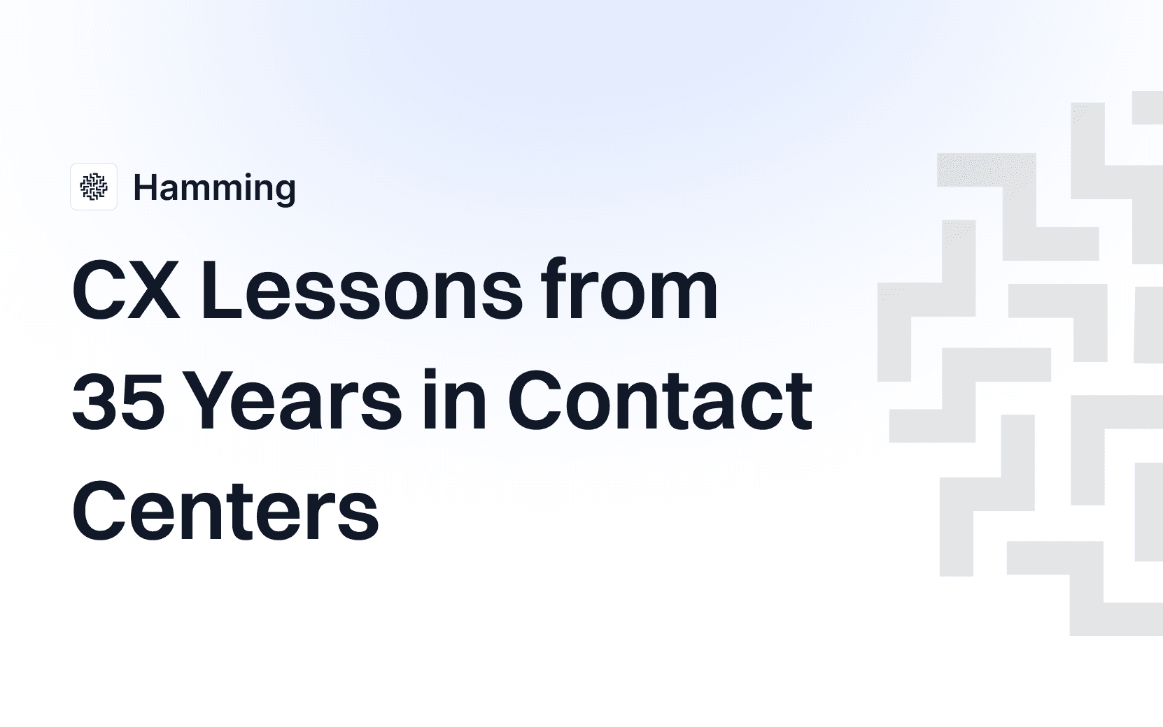 CX Lessons from 35 Years in Contact Centers