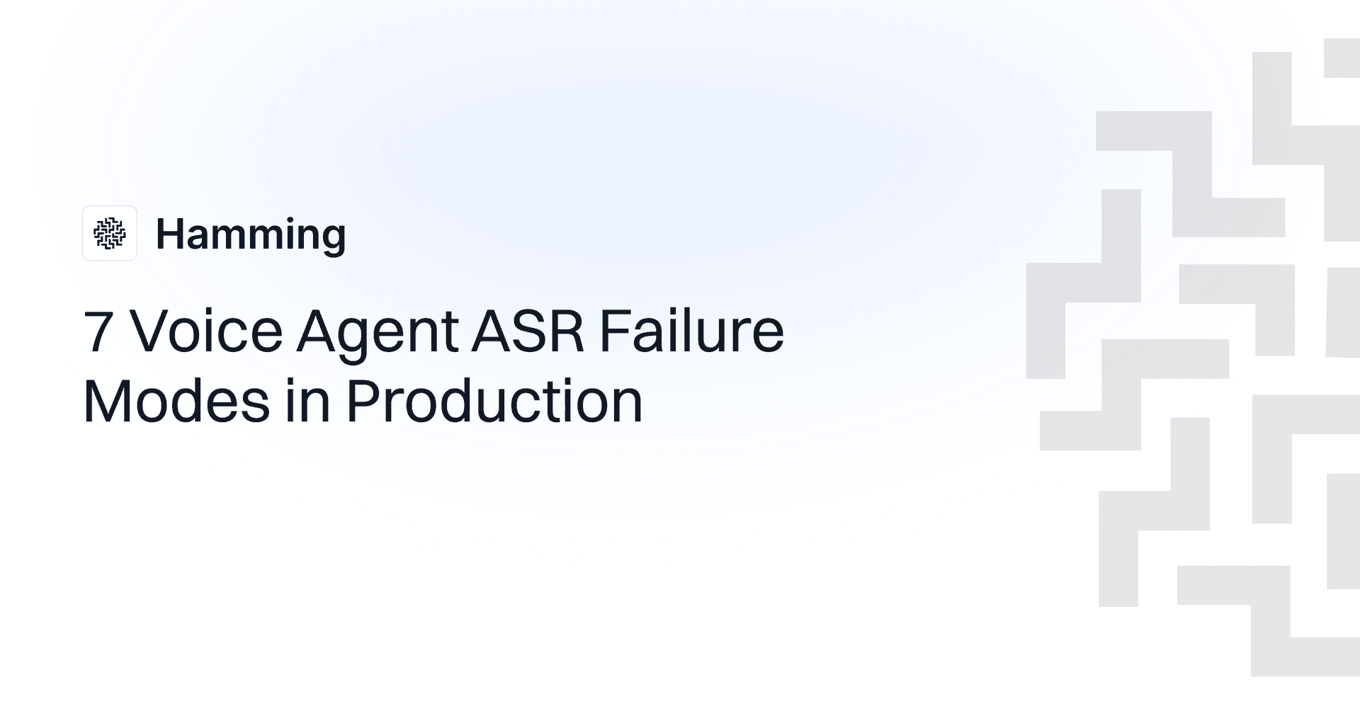 7 Voice Agent ASR Failure Modes in Production
