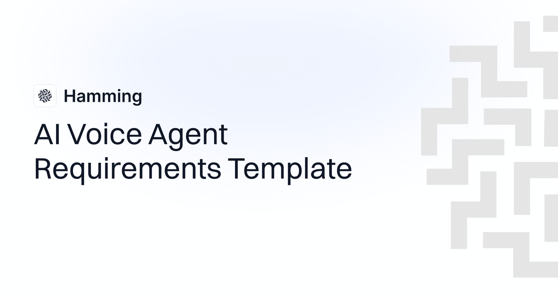AI Voice Agent Requirements Template