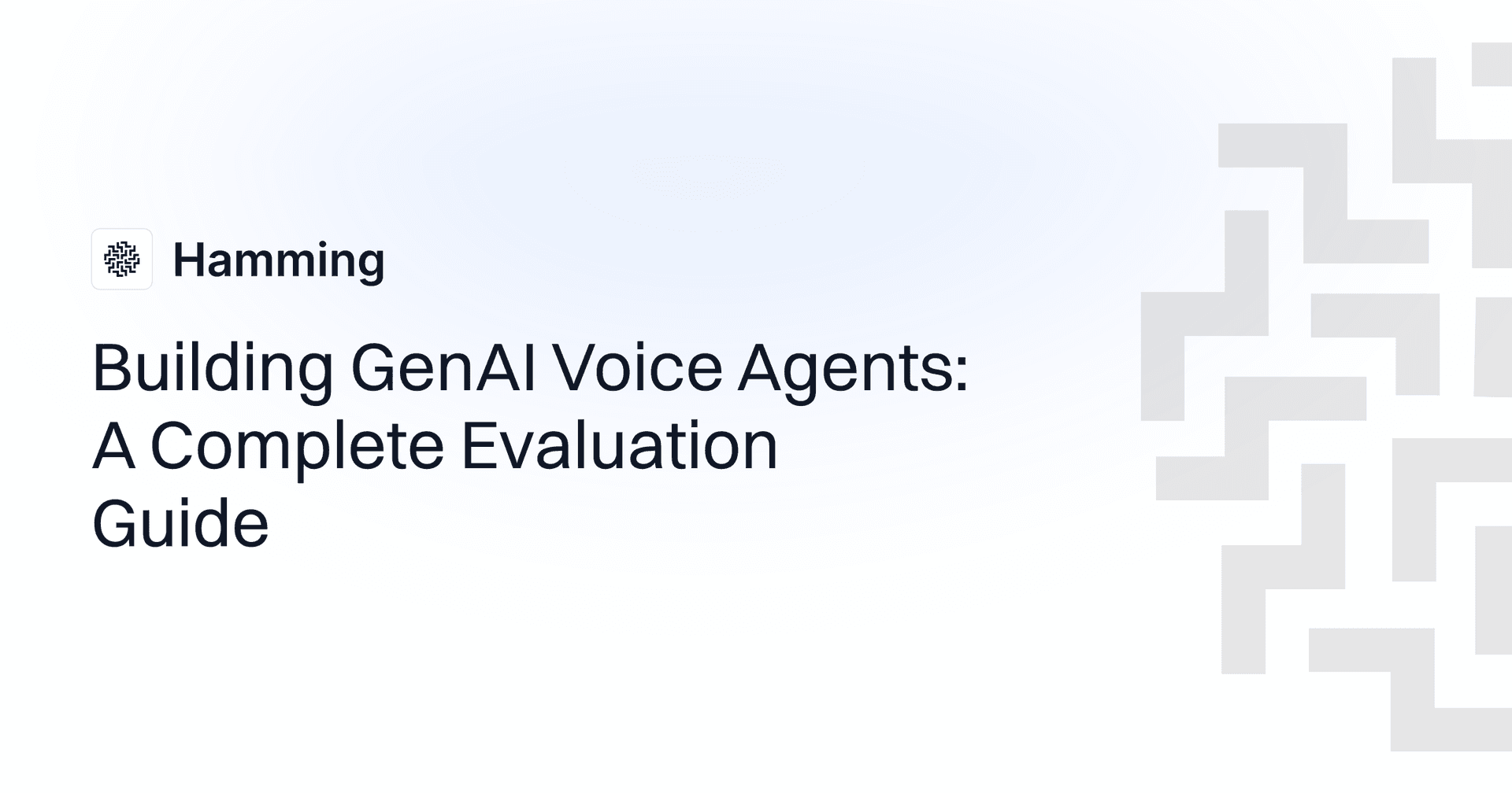 Building GenAI Voice Agents: A Complete Evaluation Guide