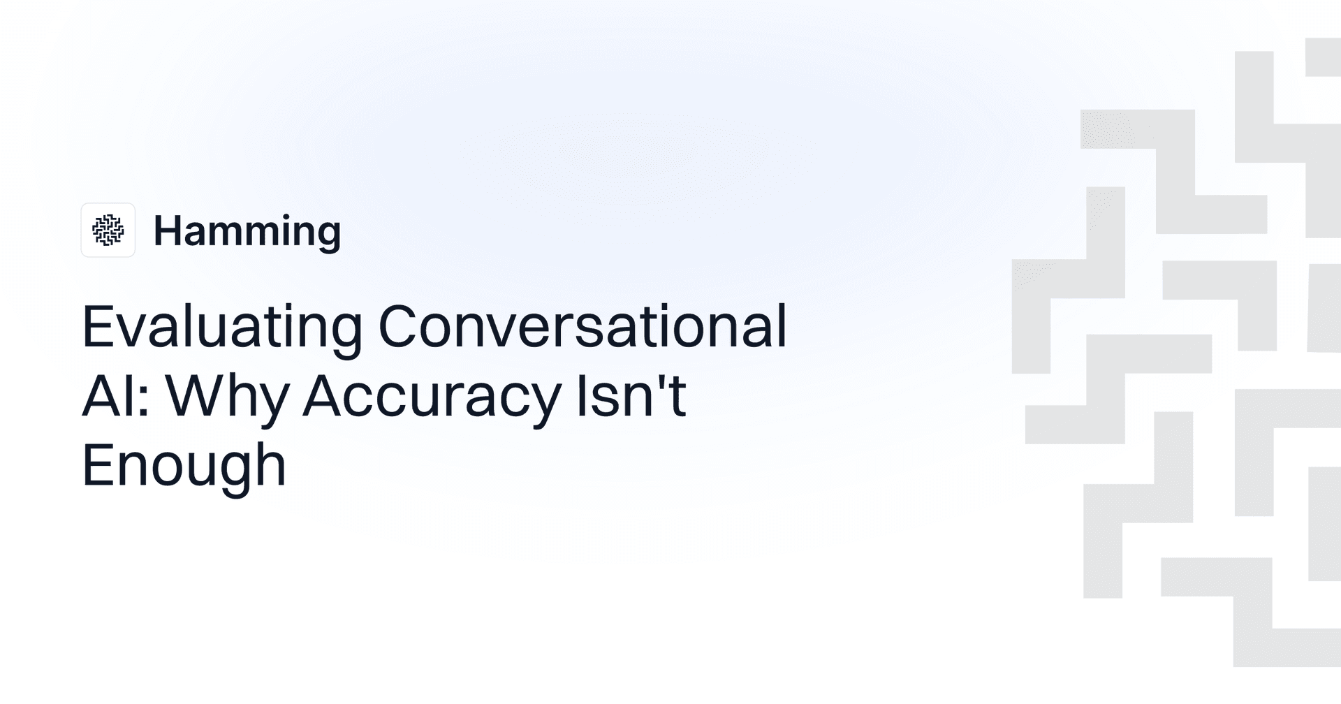 Evaluating Conversational AI: Why Accuracy Isn't Enough