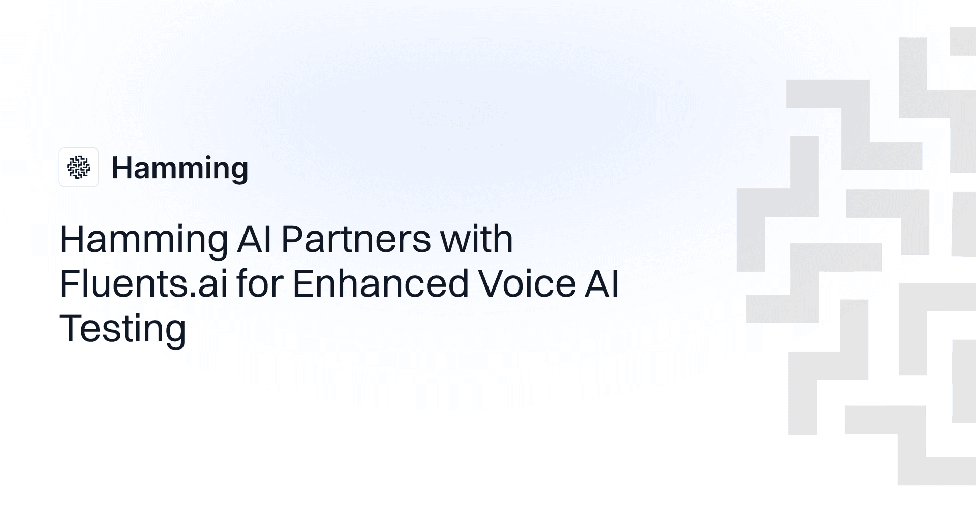 Hamming AI Partners with Fluents.ai for Enhanced Voice AI Testing