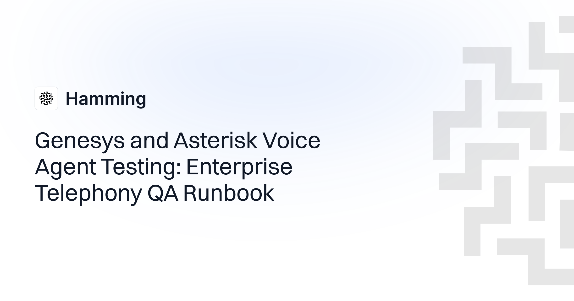 Genesys and Asterisk Voice Agent Testing: Enterprise Telephony QA Runbook
