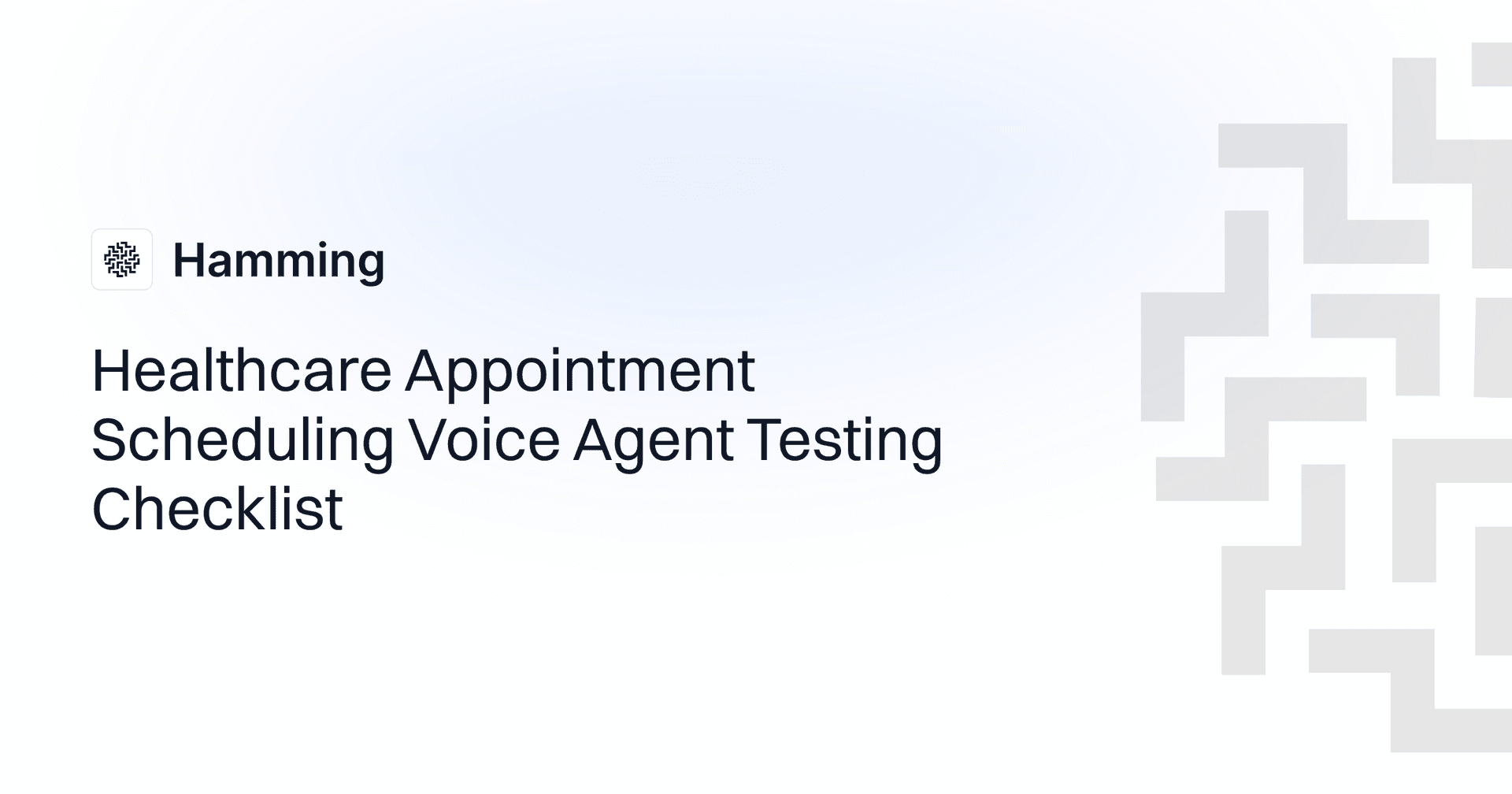 Healthcare Appointment Scheduling Voice Agent Testing