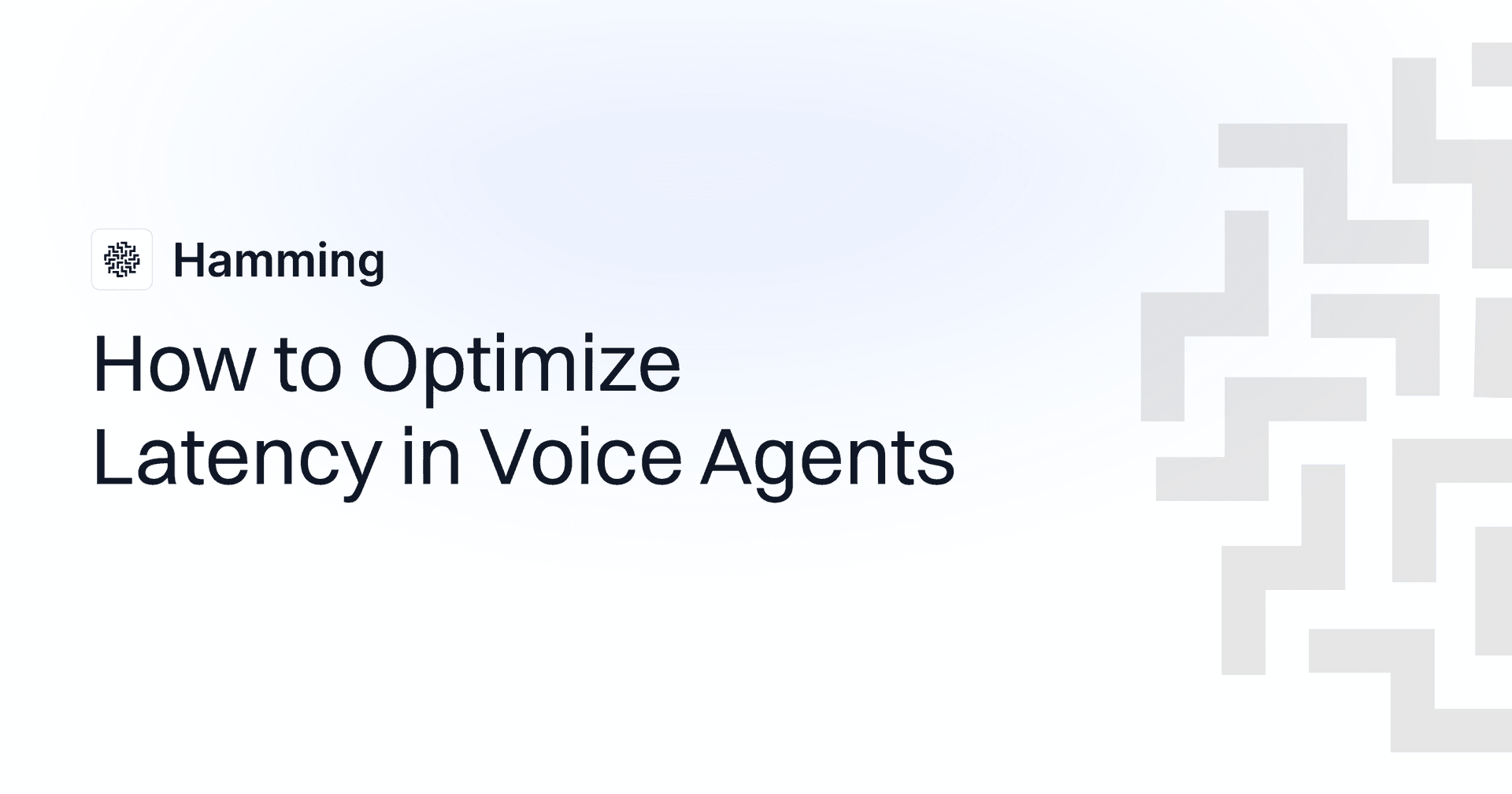 How to Optimize Latency in Voice Agents
