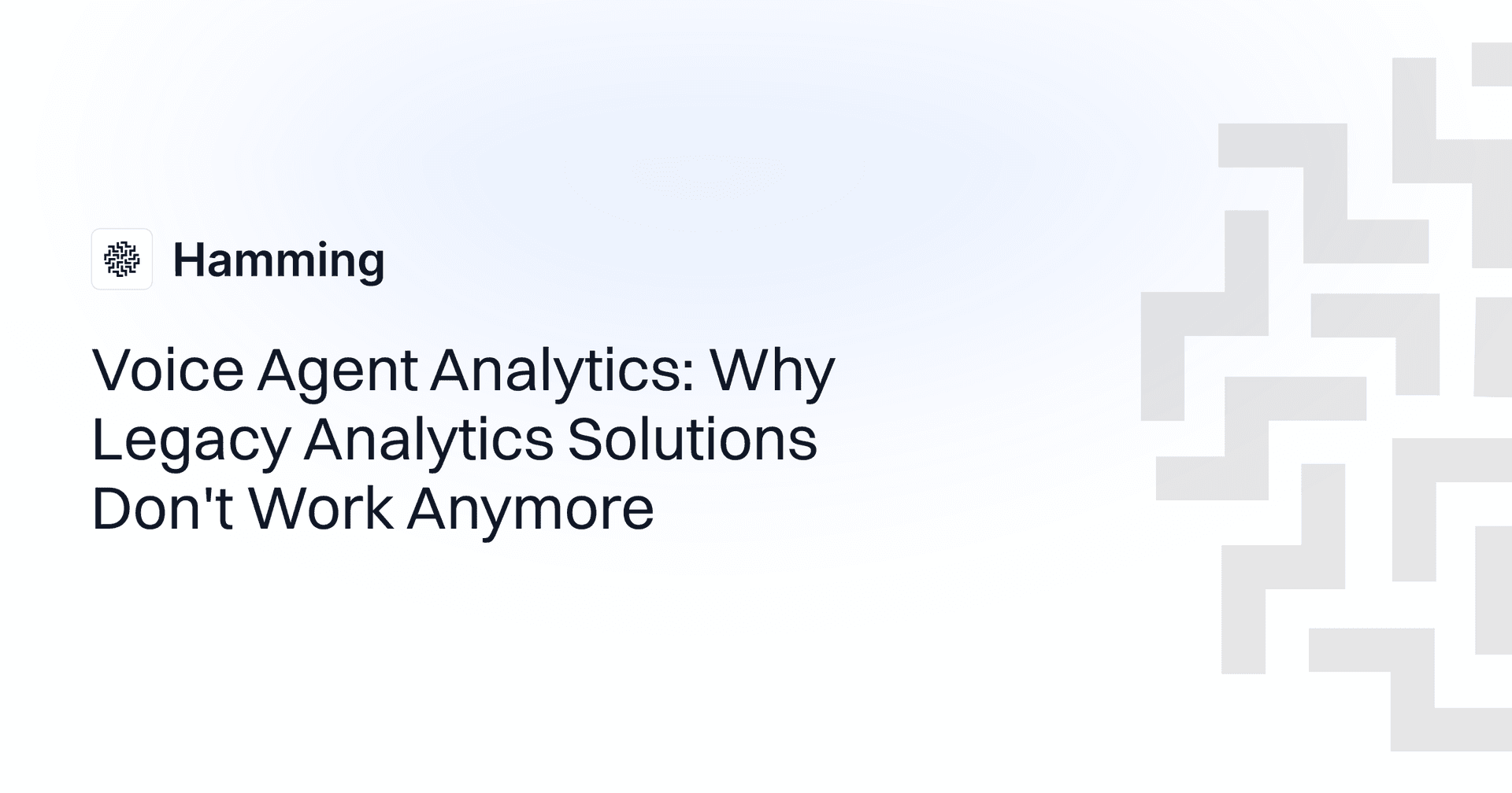 Voice Agent Analytics: Why Legacy Analytics Solutions Don't Work Anymore