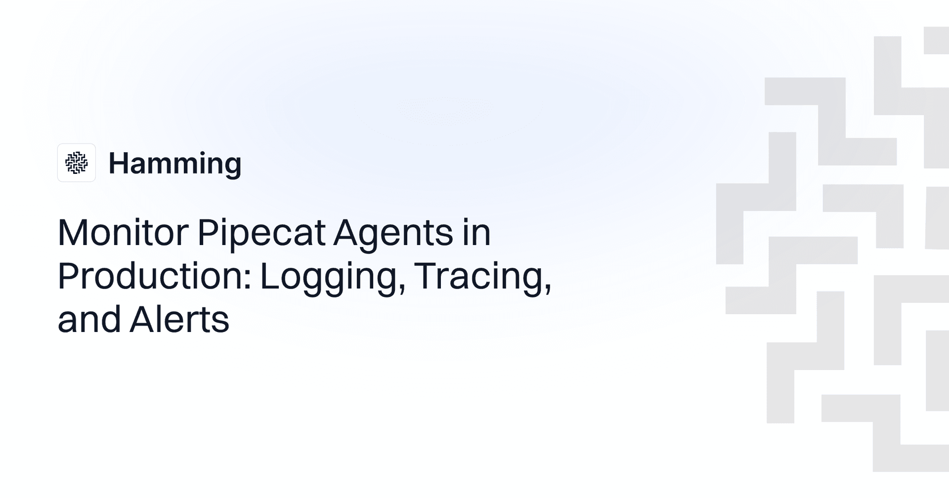 Monitor Pipecat Agents in Production: Logging, Tracing, and Alerts