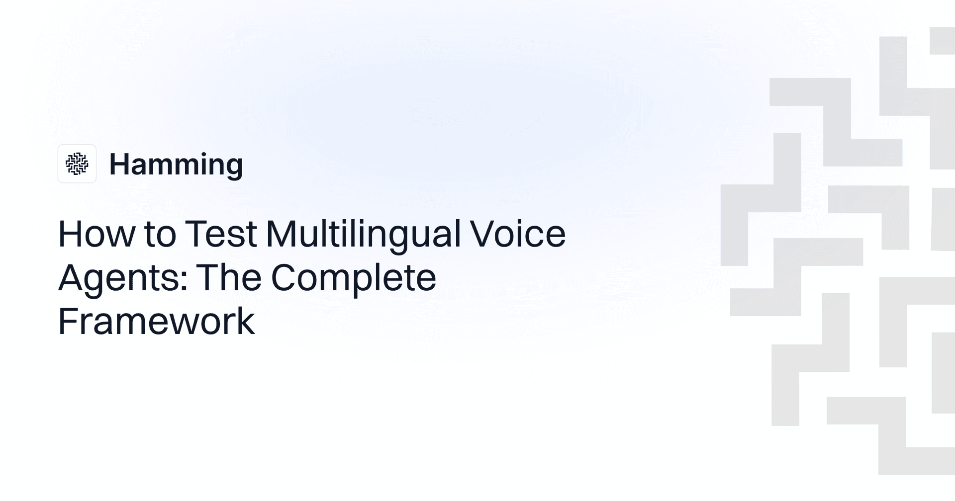 How to Test Multilingual Voice Agents: The Complete Framework