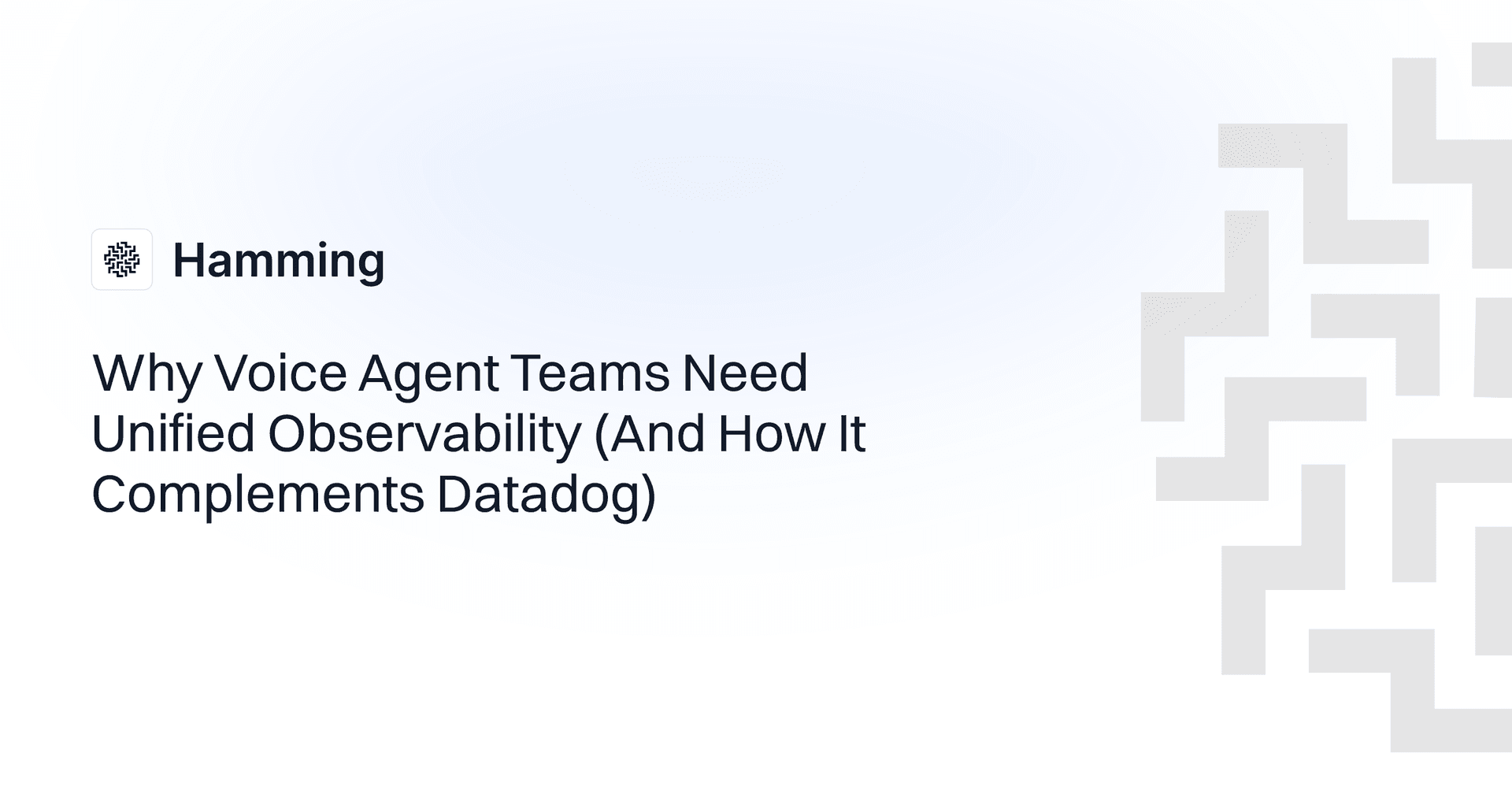Why Voice Agent Teams Need Unified Observability (And How It Complements Datadog)