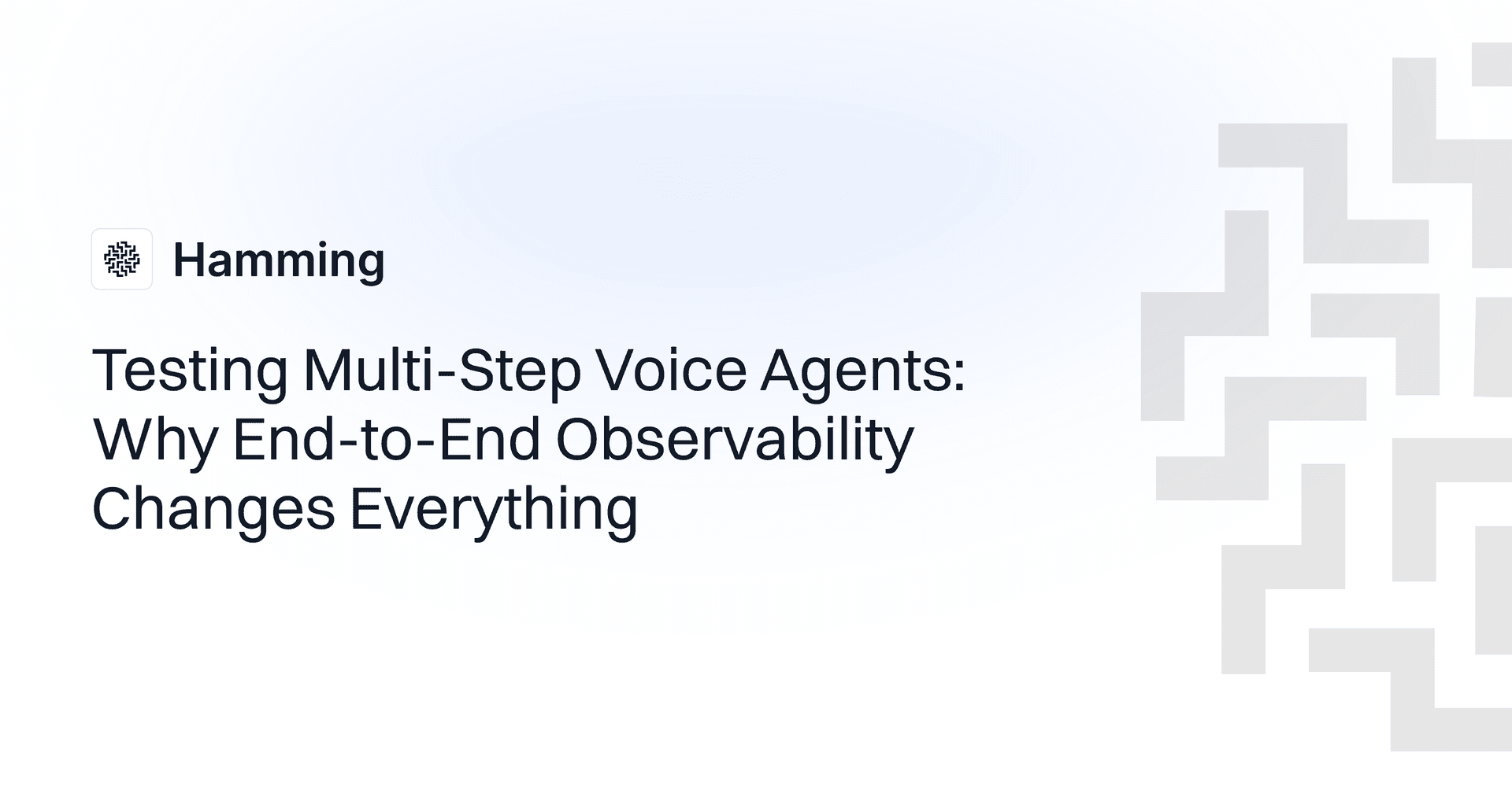 Testing Multi-Step Voice Agents: Why End-to-End Observability Changes Everything