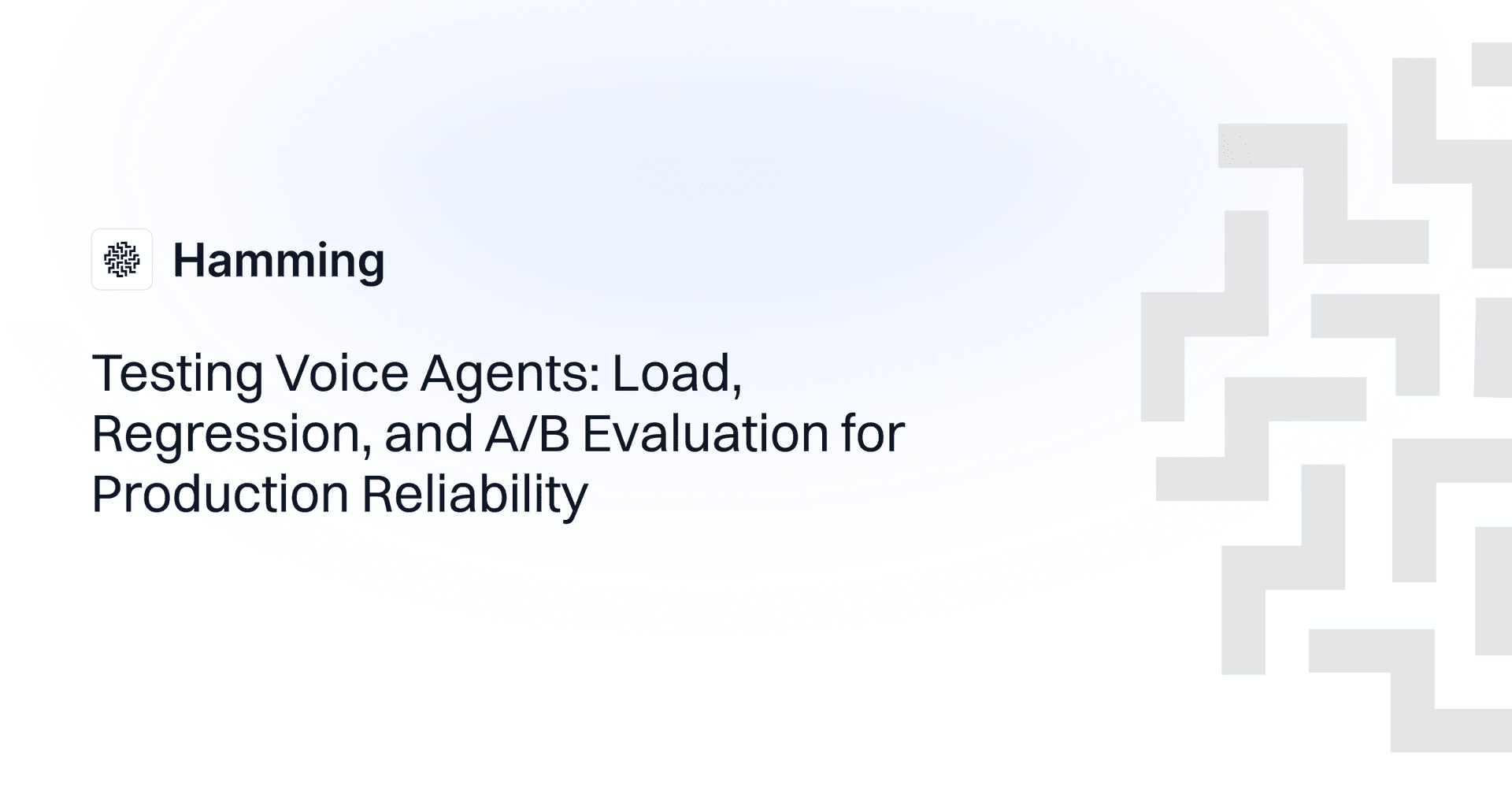 Testing Voice Agents: Load, Regression, and A/B Evaluation for Production Reliability