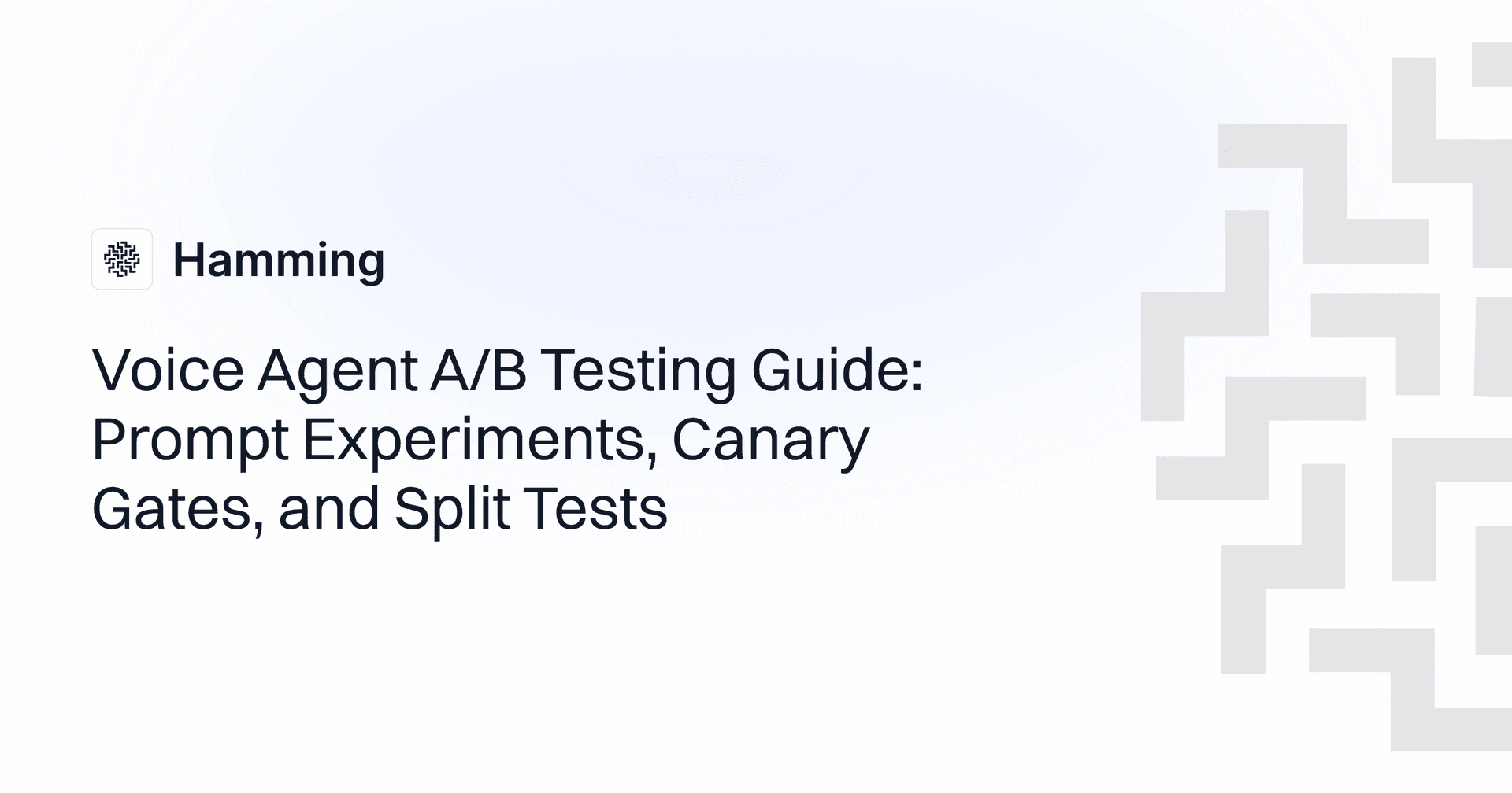 Voice Agent A/B Testing Guide: Prompt Experiments, Canary Gates, and Split Tests