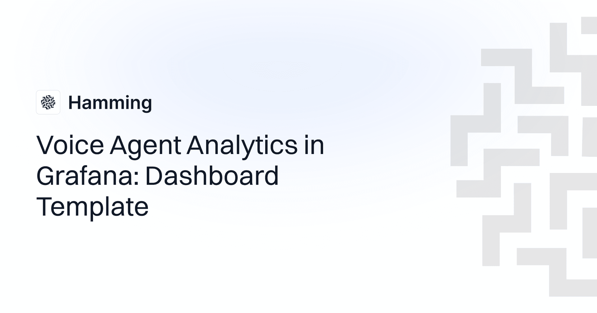 Voice Agent Analytics in Grafana: Dashboard Template