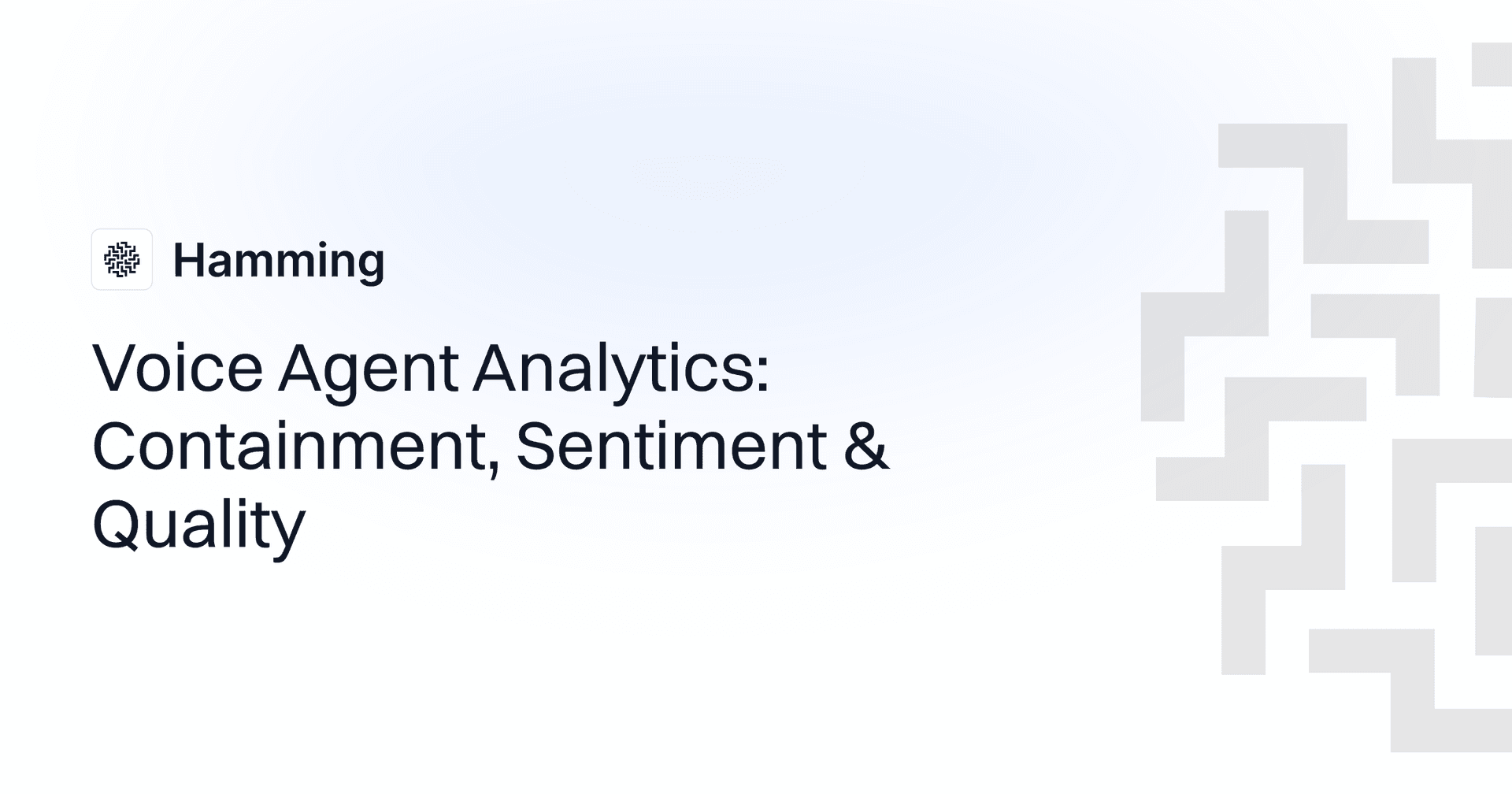 Voice Agent Analytics: Containment, Sentiment & Quality