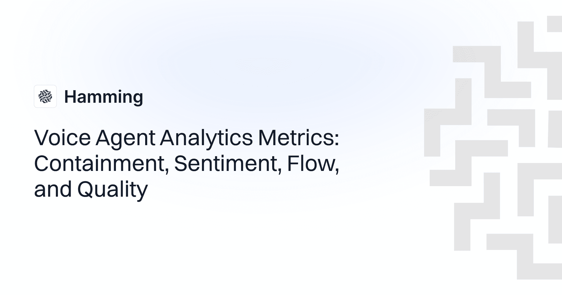 Voice Agent Analytics Metrics: Containment to Quality