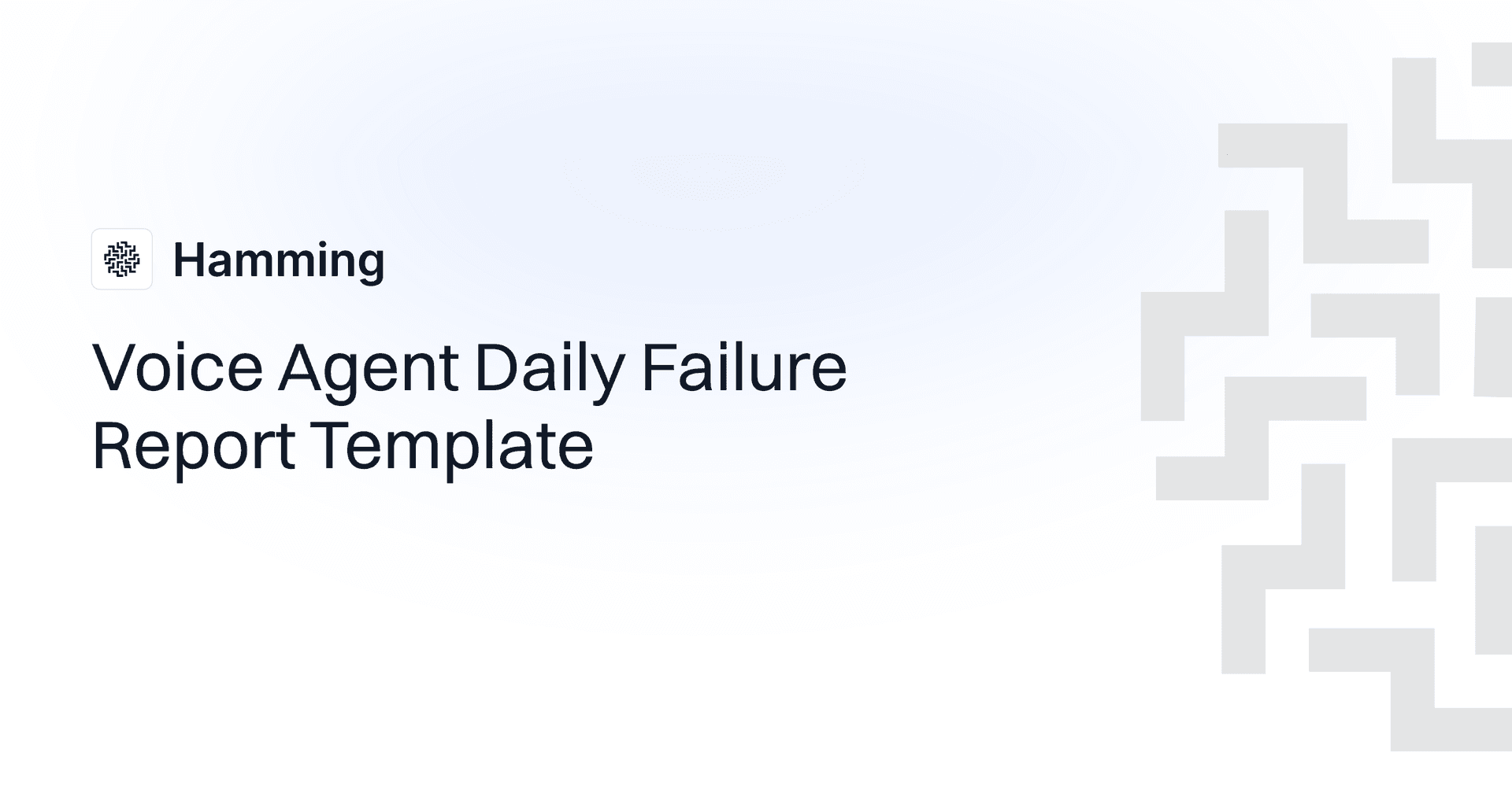 Voice Agent Daily Failure Report Template