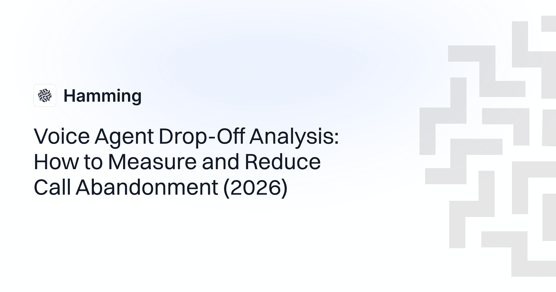 Voice Agent Drop-Off Analysis: How to Measure and Reduce Call Abandonment (2026)