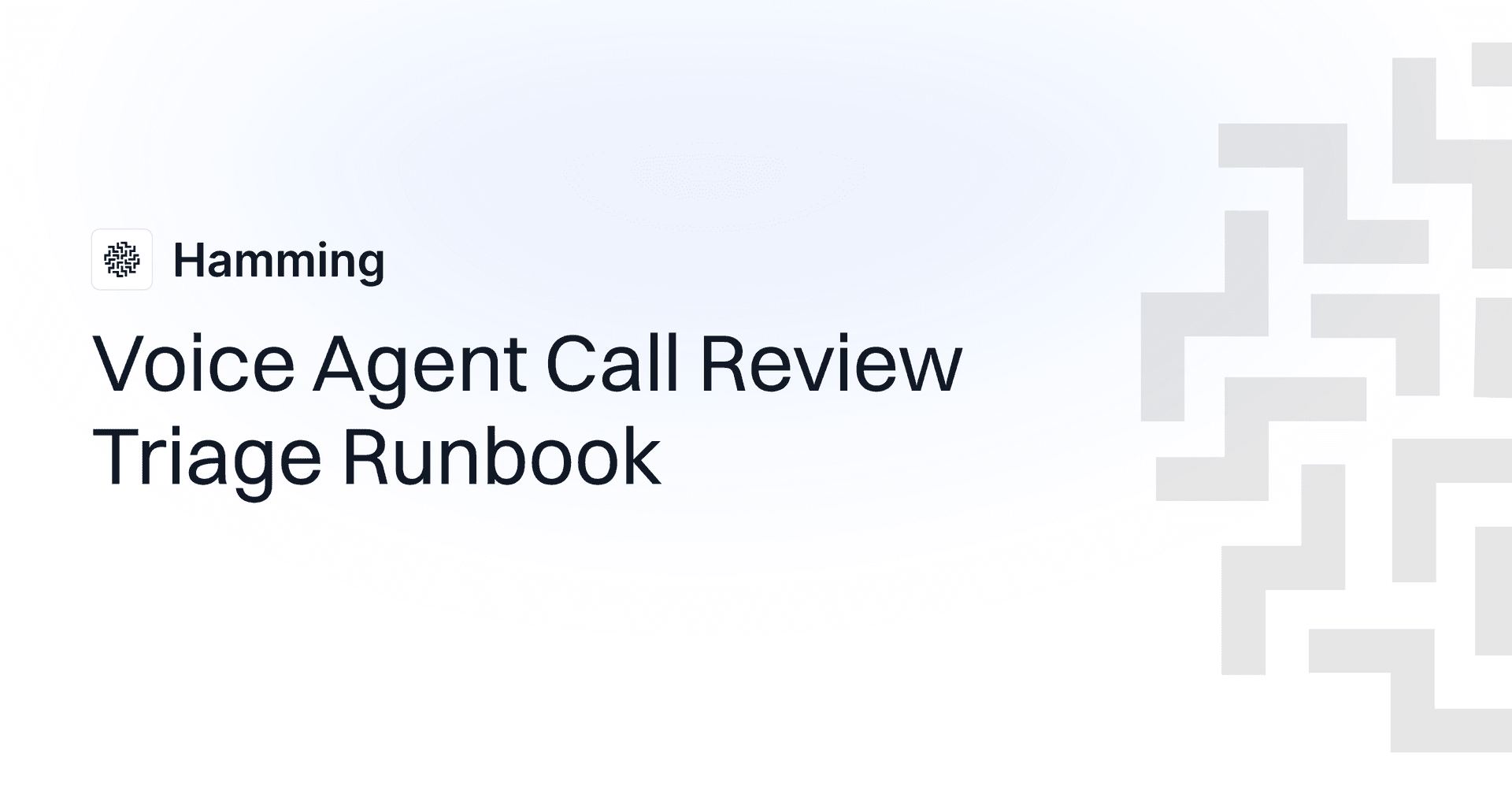 Voice Agent Call Review Triage Runbook