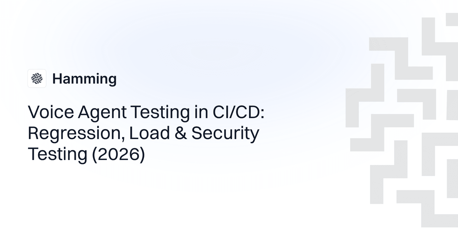 Voice Agent Testing in CI/CD: Regression, Load & Security Testing (2026)