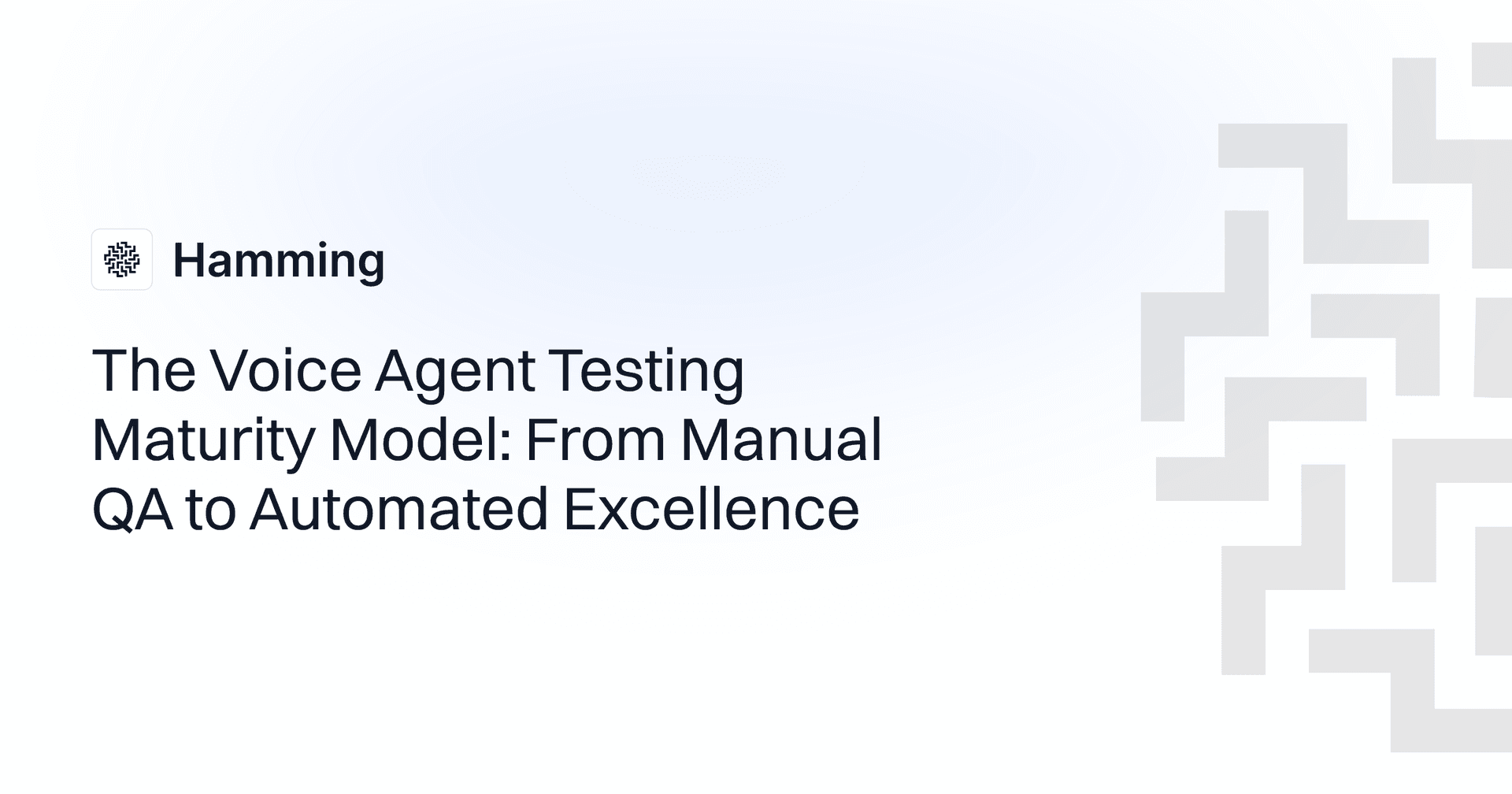 The Voice Agent Testing Maturity Model: From Manual QA to Automated Excellence