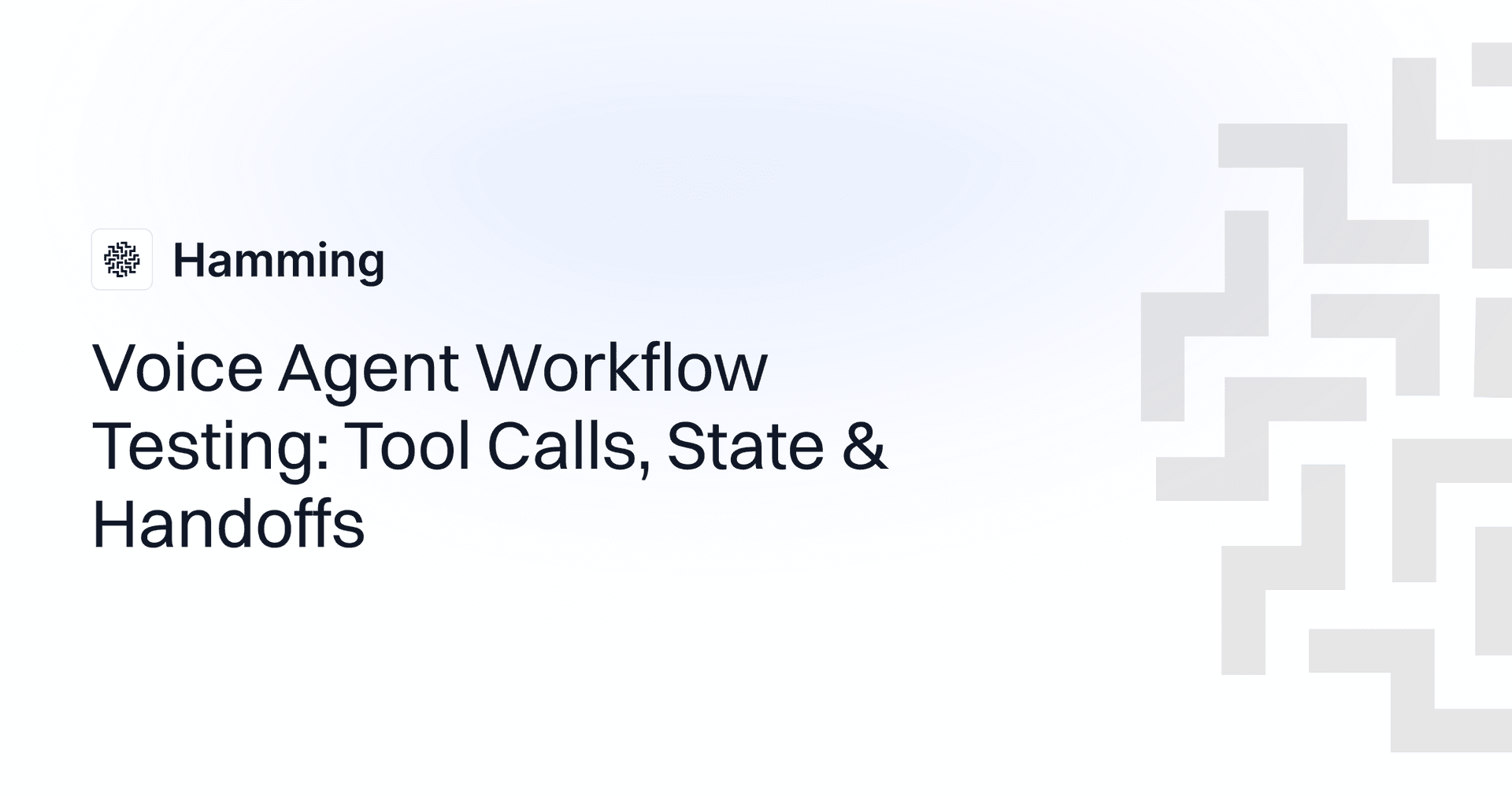 Voice Agent Workflow Testing: Tool Calls, State & Handoffs