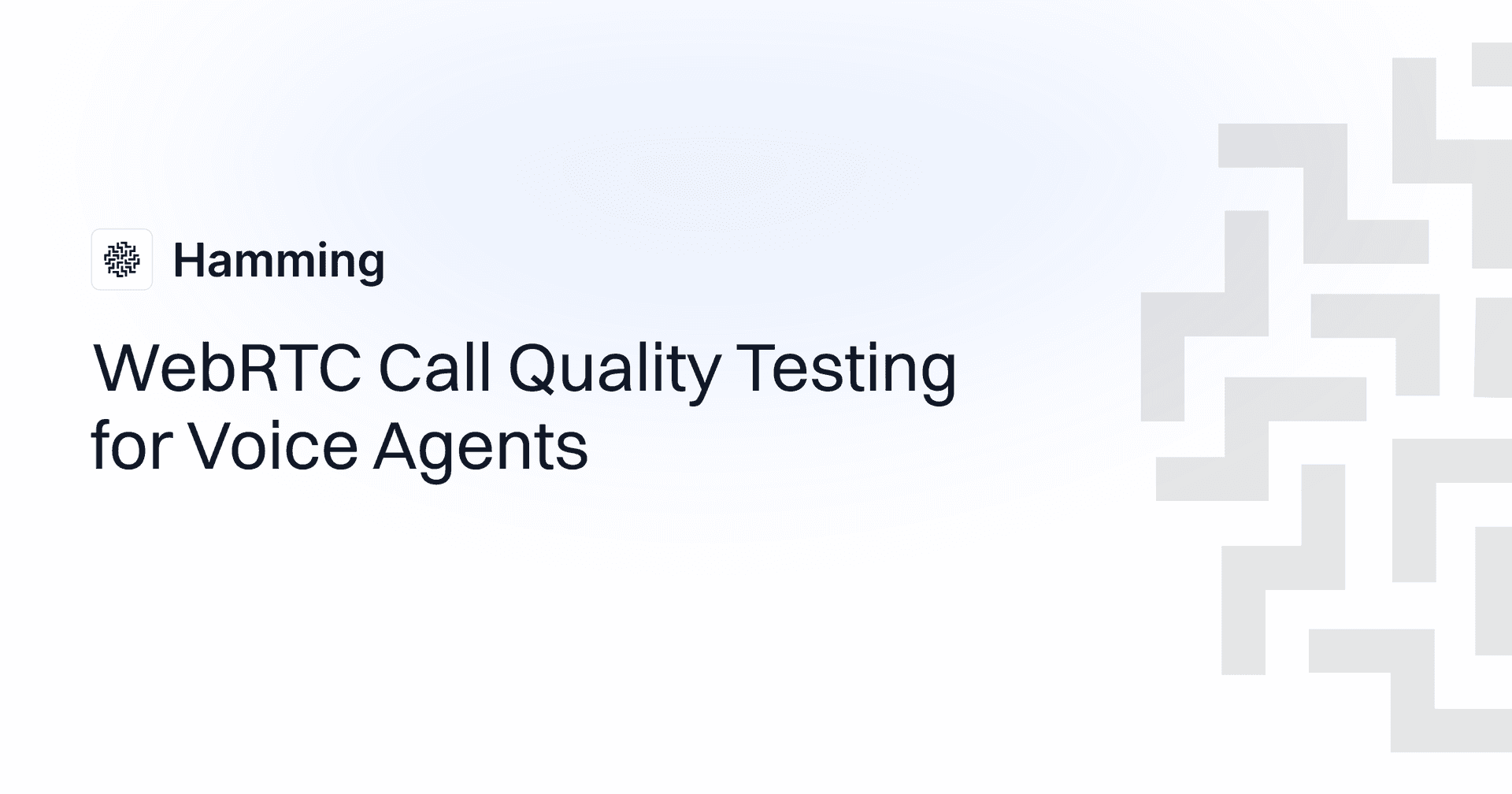 WebRTC Call Quality Testing for Voice Agents