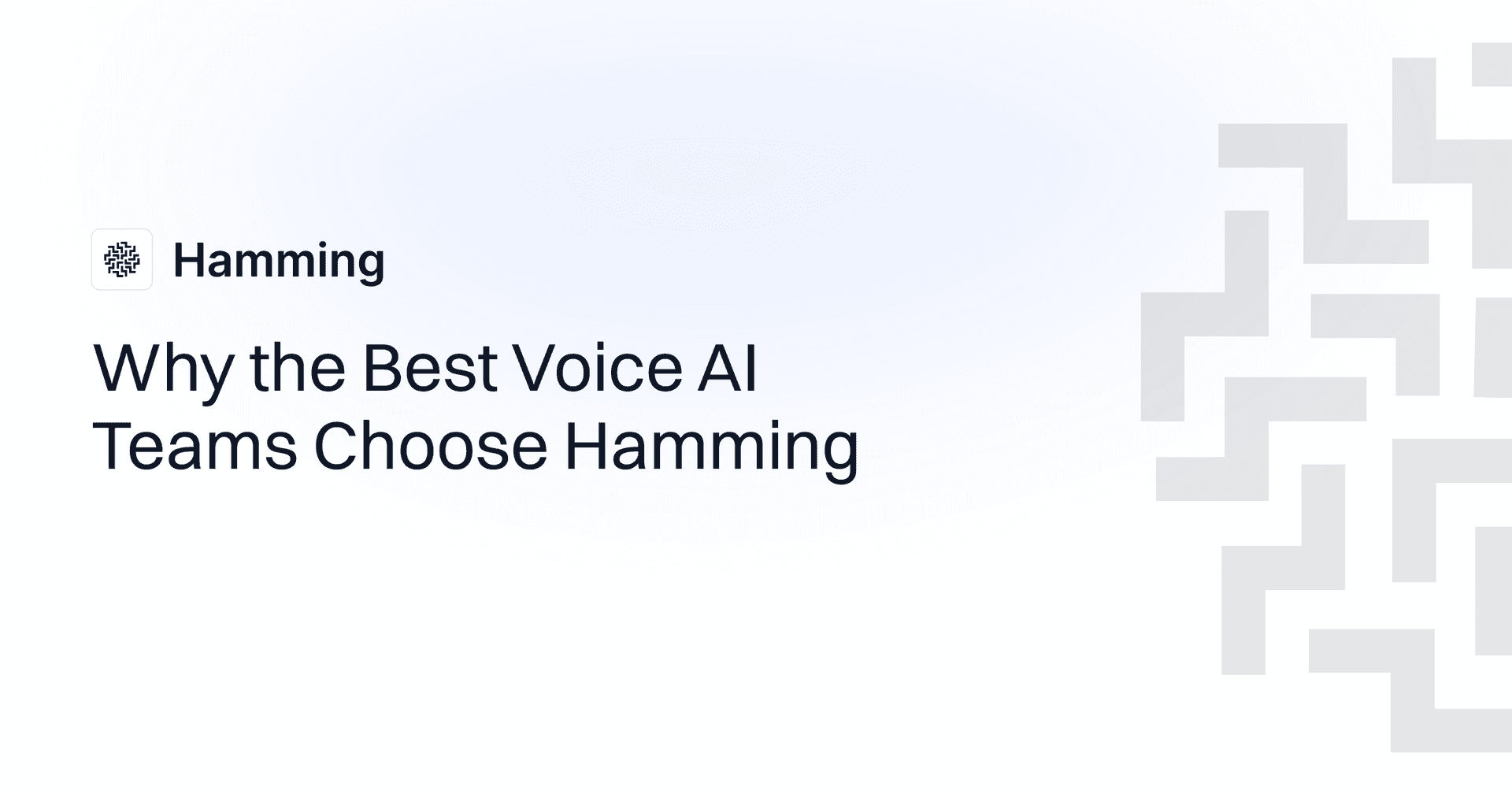 Why the Best Voice AI Teams Choose Hamming