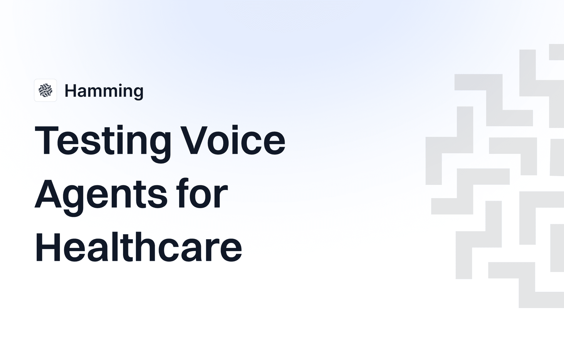 Testing Voice Agents for Healthcare
