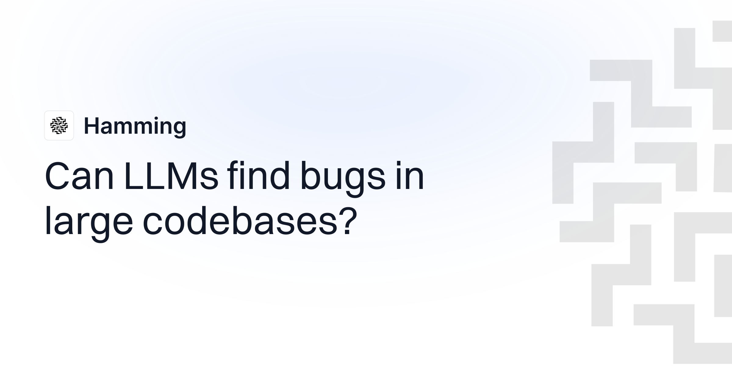 Can LLMs find bugs in large codebases? | Hamming AI Blog