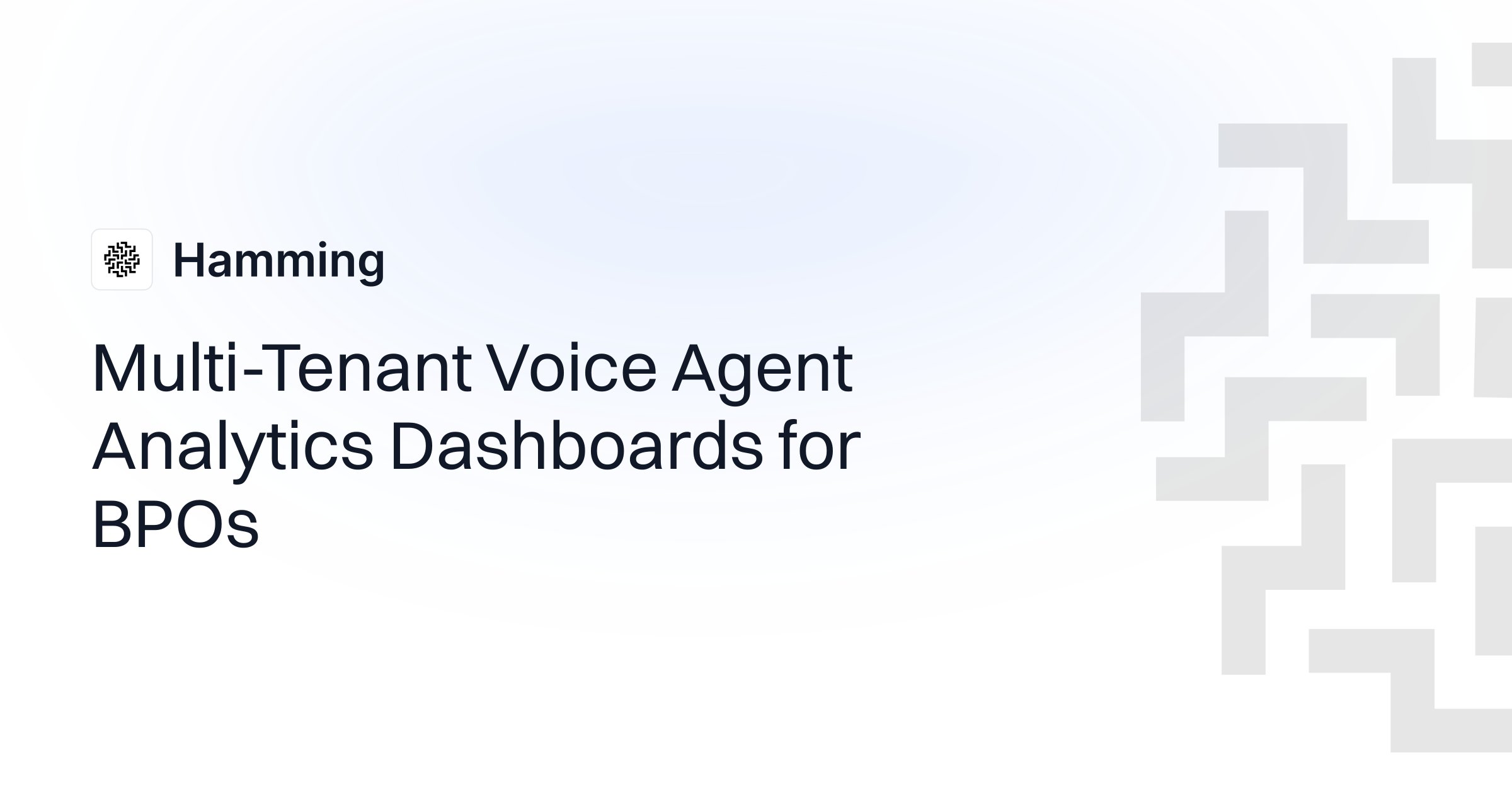 Multi-Tenant Voice Agent Analytics Dashboards for BPOs | Hamming AI ...